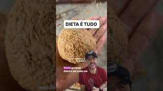 Bolinho Proteico Recheado #receitas #receitasfit #receitasfitness #emagrecimento #bolinhosaudavel