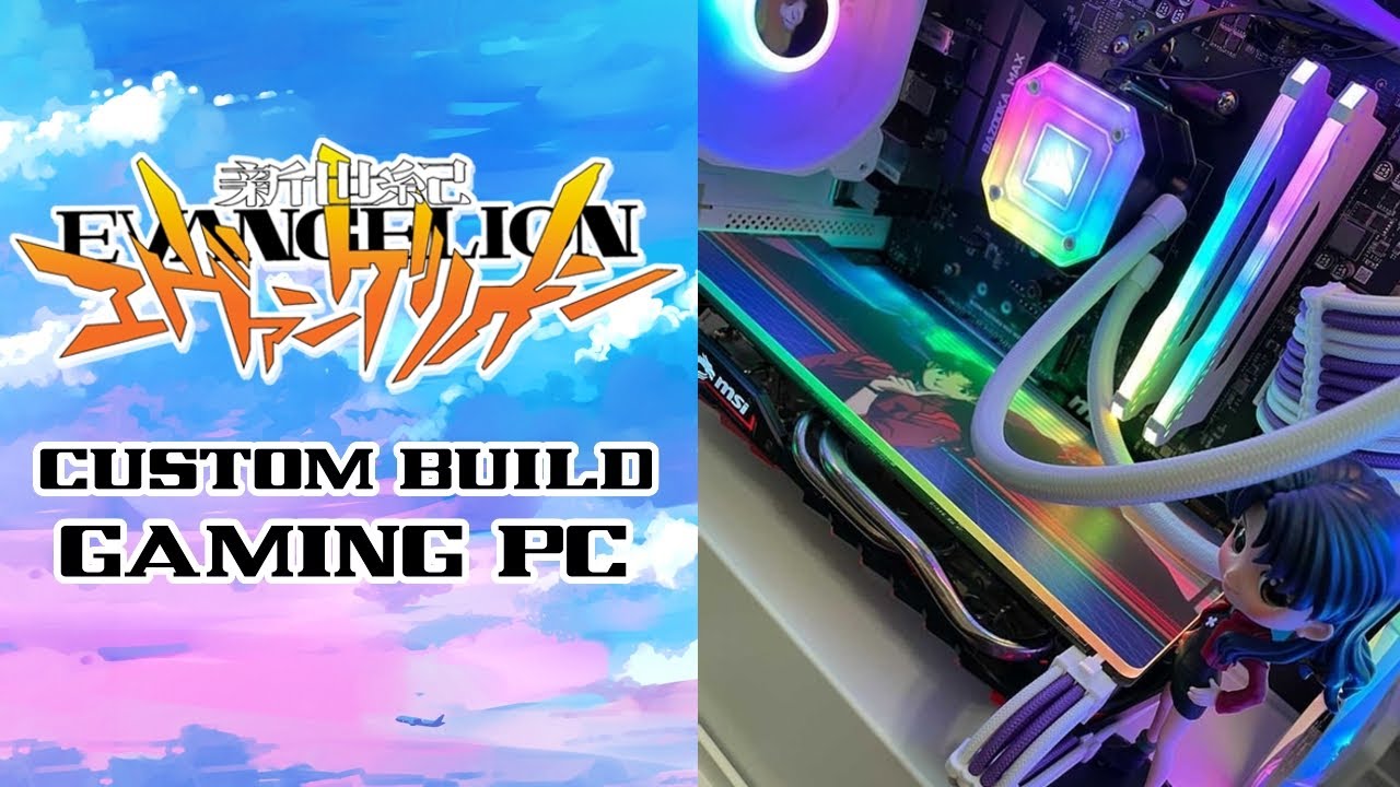 EVANGELION MISATO CUSTOM BUILD GAMING PC - YouTube