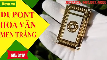 Bật lửa dupont sơn mai hoa văn tròn D41V | Deva.vn | Giá : 750.000đ