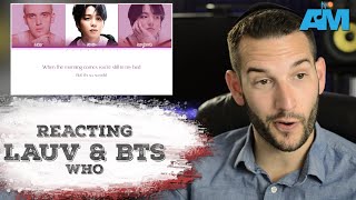 VOCAL COACH reacts to LAUV & BTS singing WHO Resimi