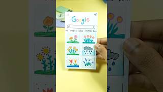 paper google search 🖐️✨ #shorts #craft