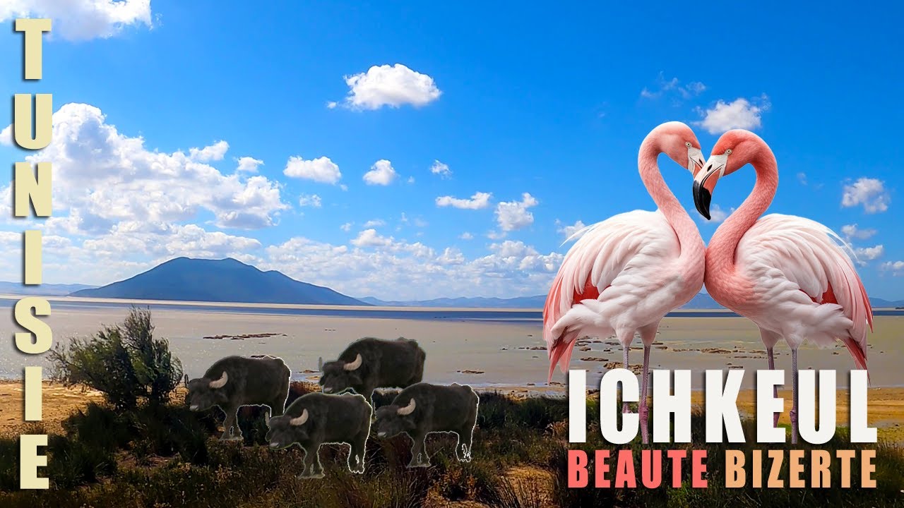 Parc national ICHKEUL, la beauté de BIZERTE, Tunisie -بحيرة و محمية اشكل بنزرت  تونس