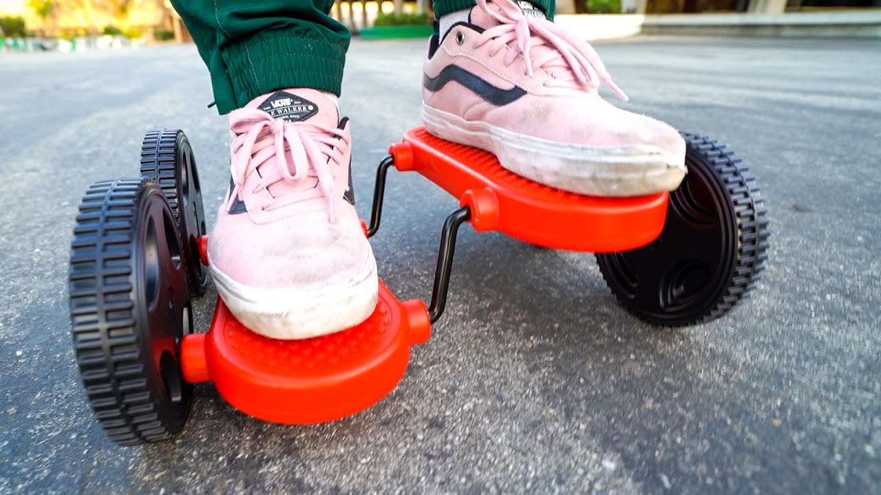 vlogs in spanish SKATEBOARD THAT YOU PEDAL?!