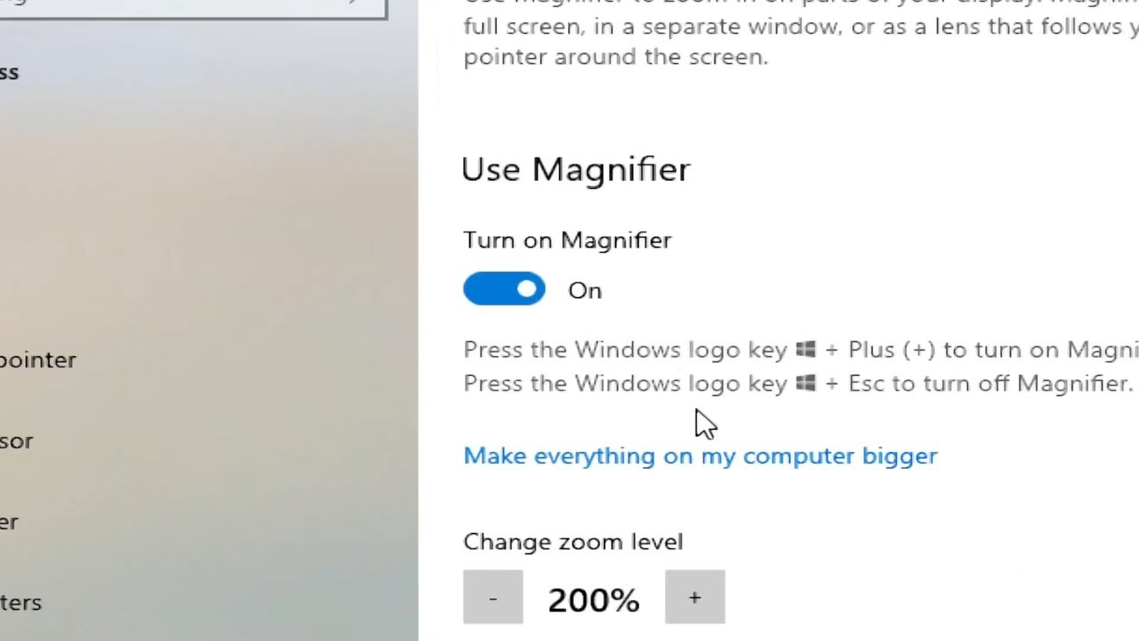 How To Enable Magnifier on Windows 10 [Guide] - YouTube