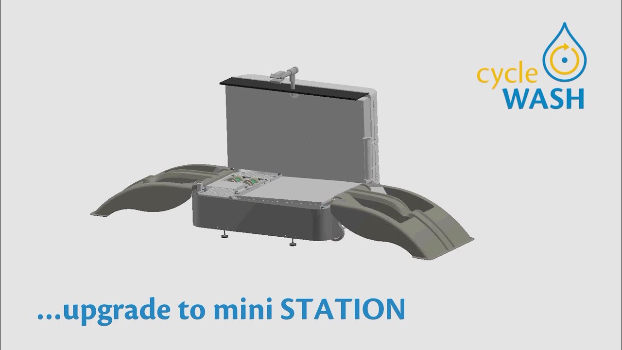 cycleWASH mini SERIES &mdash; modular, upgradeable at any time