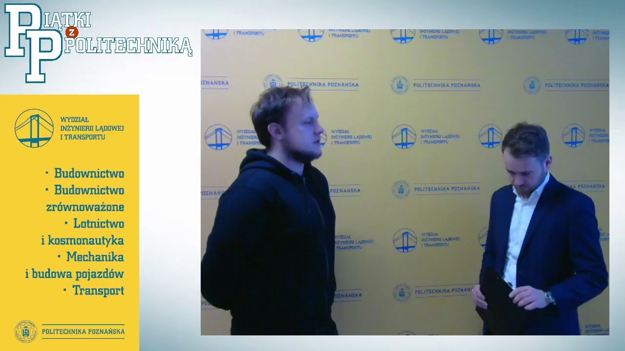 Wydział Inżynierii Lądowej i Transportu PP – transmisja na żywo