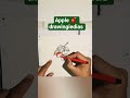 learn to draw Apple #easydrawing #apple #draw