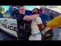 Abusive Boyfriend Acts Like He’s Tough Until Police Arrive