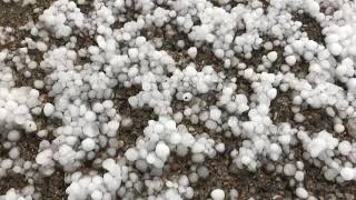 Hailstorm sweeps through Grand Rapids