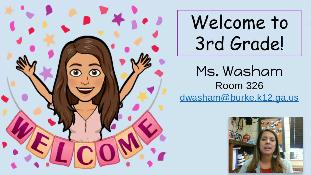 Open House with Ms. Washam YouTube