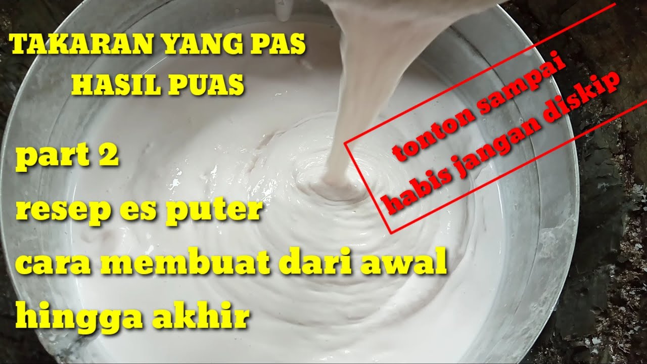RESEP es puter BARU | SUPER DUPER LEMBUT