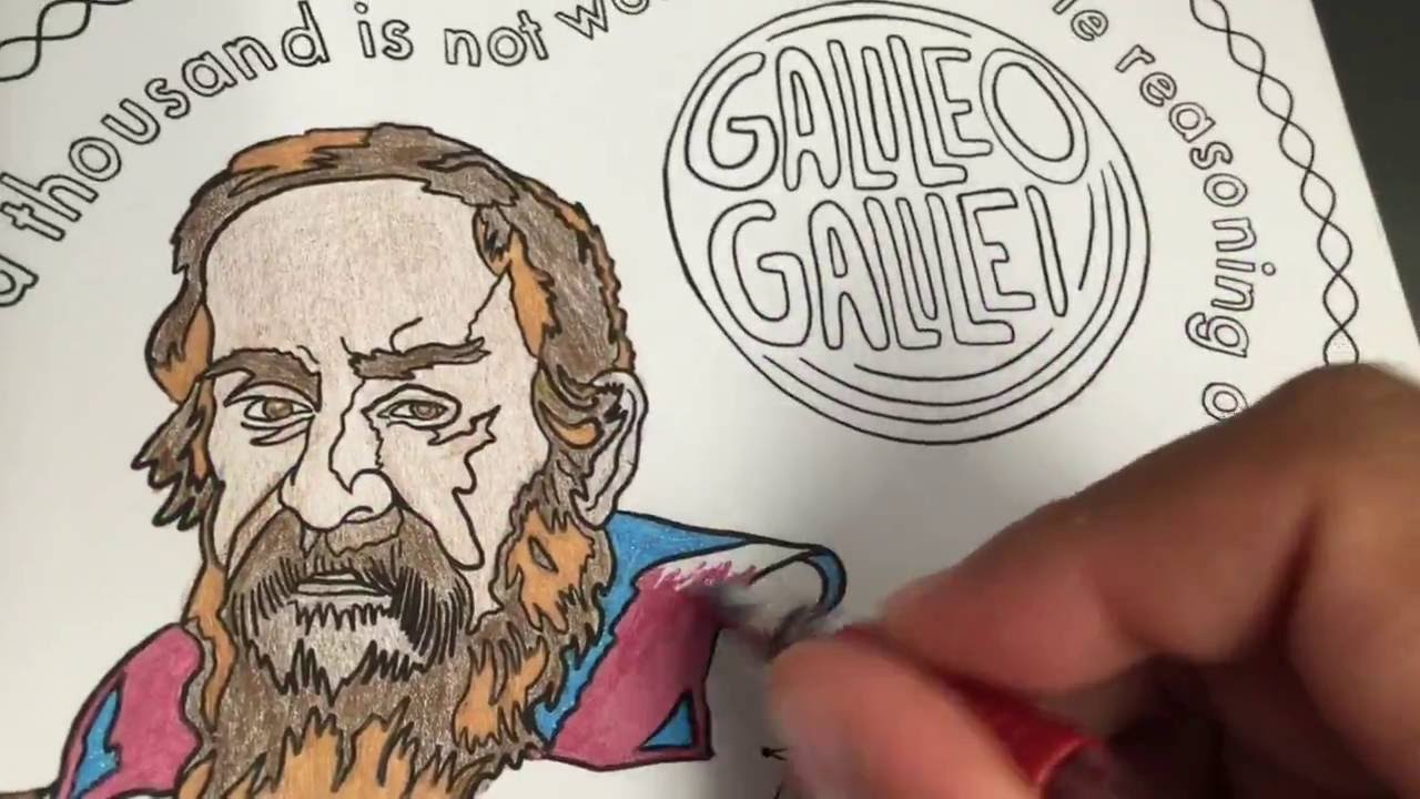 Coloring Galileo Using Art Planet Gel Pens YouTube