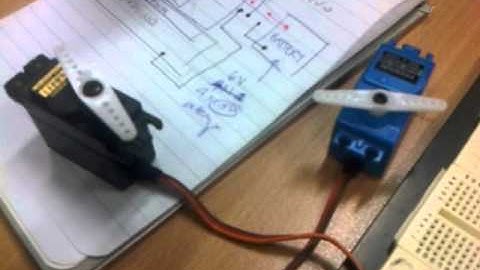 Arduino 2 Servo Motor Control 08.12.2011