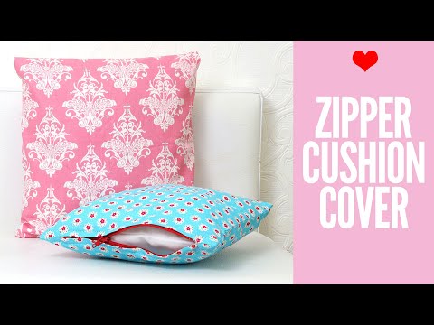 Zippered Cushion Covers for Beginners | Easy
