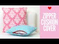 Zippered Cushion Covers for Beginners | Easy Tutorial