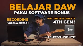 Tutorial belajar daw Ableton live lite bawaan bonus Focusrite Scarlett gen 4th screenshot 5