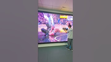Which NBA player is shown on the indoor LED screen？#nba #goldenstatewarriors  #leddisplay #eagerled
