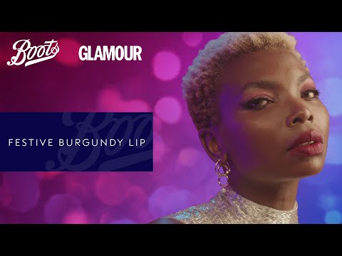 Make-up Tutorial | Festive Burgundy Lip | Boots X Glamour | Boots UK
