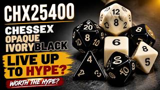 Chessex CHX25400 - Opaque IvoryBlack Dice Set Review - Does It Live Up to the Hype