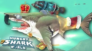 UPGRADED JET PACK MAXED MEGALODON!! - Hungry Shark World | Ep 29