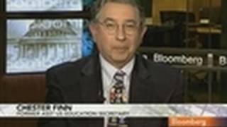 Finn Says U.S. Needs to `Get Serious' About Education