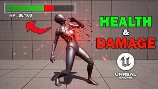 How To Make Health and Damage System with Health Bar in Unreal Engine 5