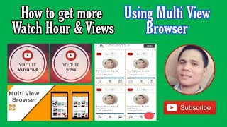 How to get more Watch hour and Views on YouTube Using Multi View Browser (Tagalog Version) screenshot 2