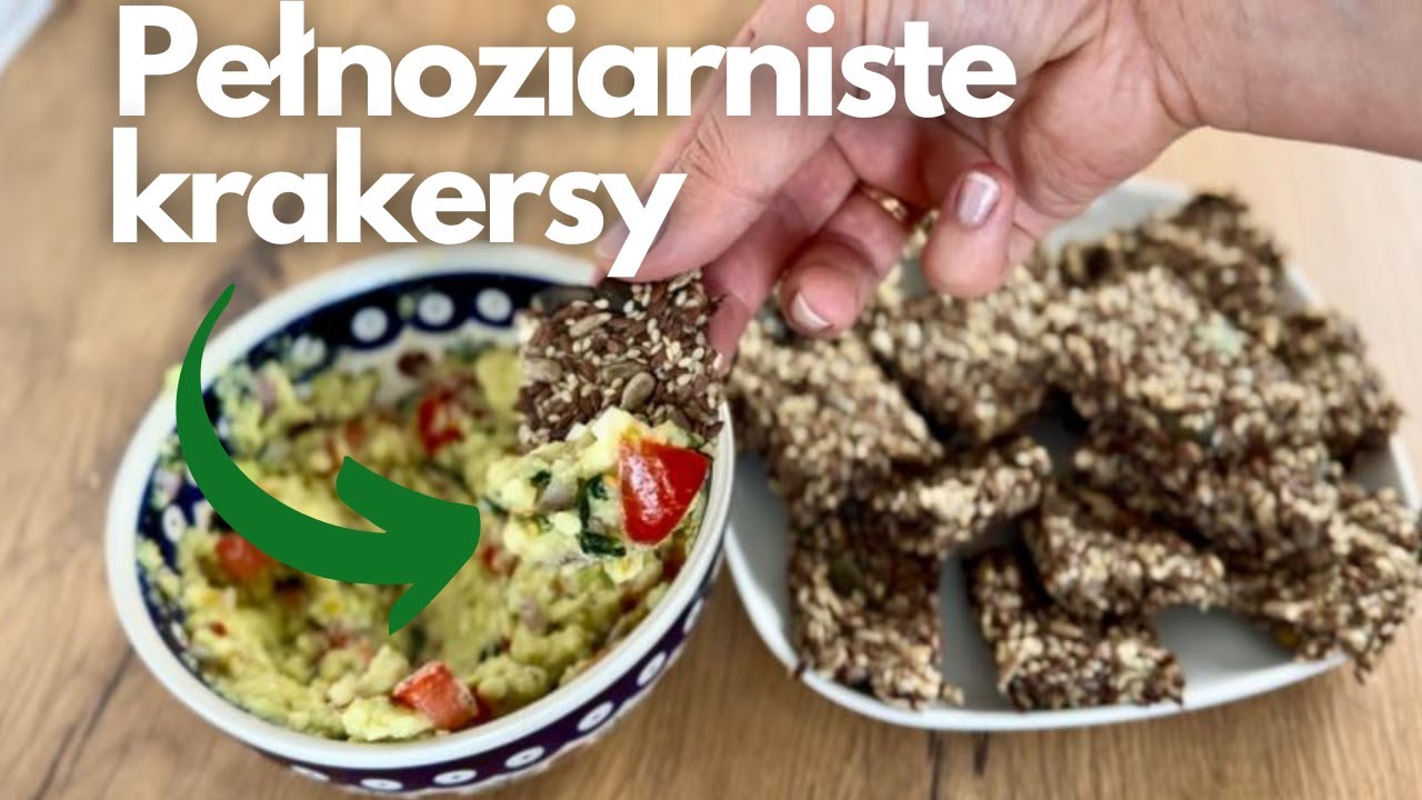 CHRUPIĄCE KRAKERSY W 3 MINUTY! masz w domu siemię lniane?