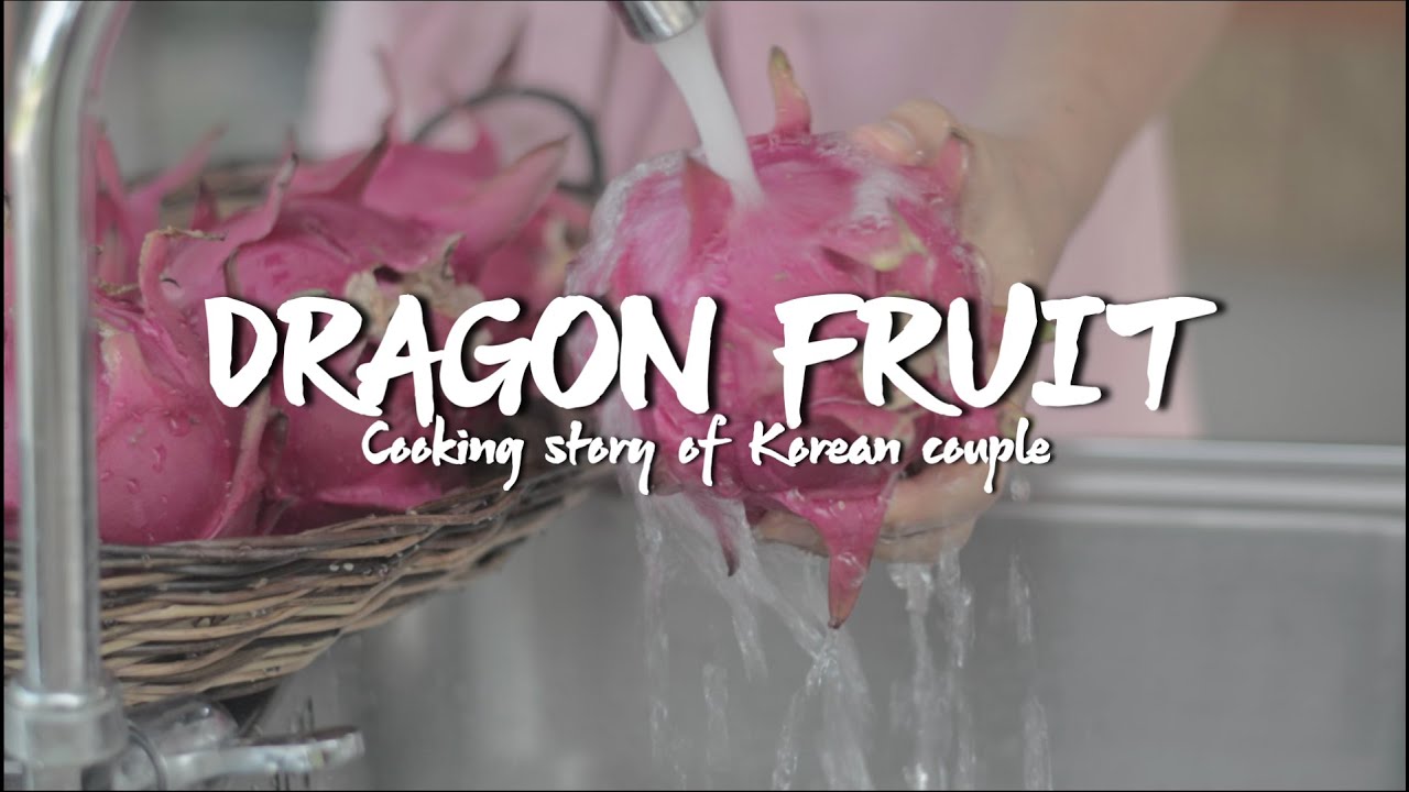 Korean in Philippines Harvest Dragon Fruit to Cook For the First Time For My Recipe