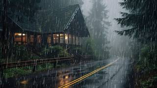 Download lagu Heavy Rain and Thunder for Sleeping - Relaxing Thunderstorm Sounds for Deep Sleep, White Noise