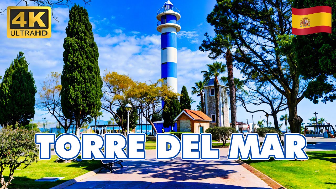 TORRE DEL MAR Costa del Sol Malaga Walking Tour: Beach, Promenade, & More