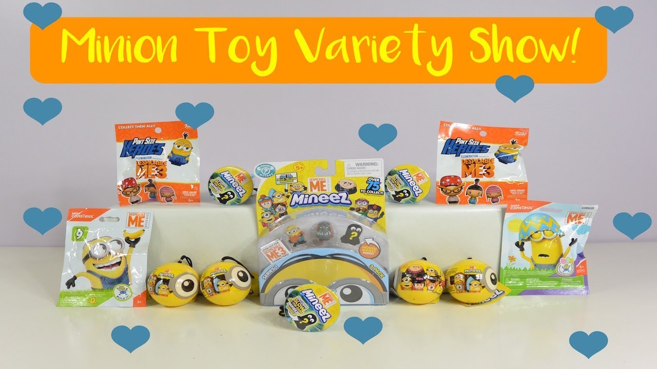 Minion Toy Variety Show - Rice-A-Roo Toy Reviews - YouTube