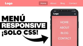 Como hacer un menú responsive con CSS