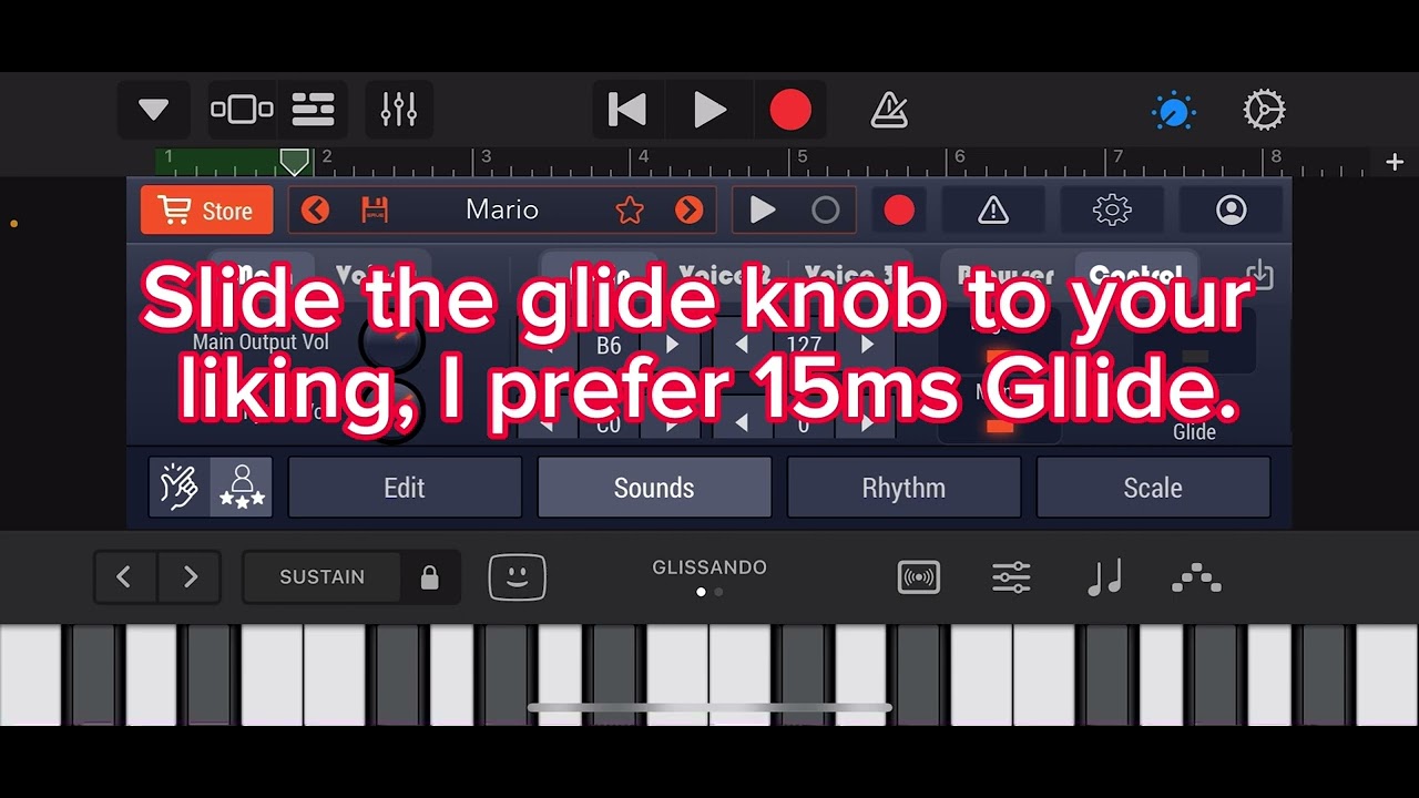 How to add Slide Notes in GarageBand (FnF GarageBand Tutorial) - YouTube