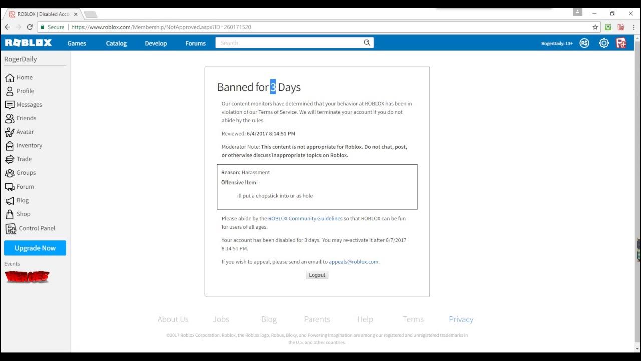 Бан в роблоксе навсегда. Бан в РОБЛОКСЕ. Скрин БАНА В РОБЛОКС. Бан на месяц РОБЛОКС. Картинка БАНА В РОБЛОКСЕ.