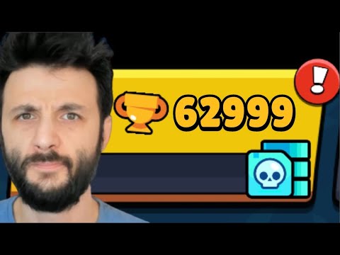 63.000 KUPA OLUYORUM! Brawl Stars Kupa Yayını