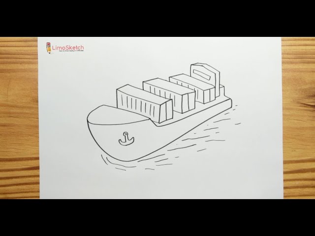 Charcoal grill Cargo ship Drawing - Dezin.info