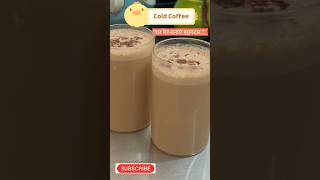 घर पर बनाएं झागदार Cold Coffee | 2 मिनट में कैफ़े जैसी कोल्ड कॉफी ☕#shorts