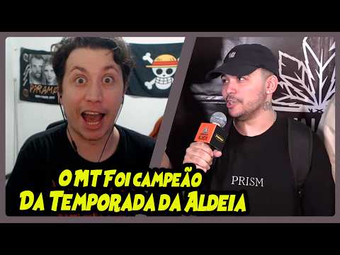 CAMPEÃO DE TEMPORADA E REI DO TWOLALA! | MELHORES RIMAS DO MT NA ALDEIA | REACT DO MORENO
