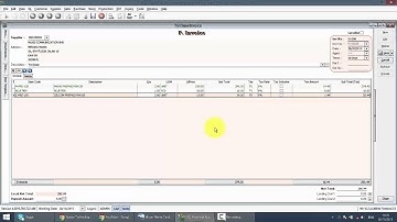 SQL ACCOUNTING SYSTEM GST 015 PURCHASE INVOICE