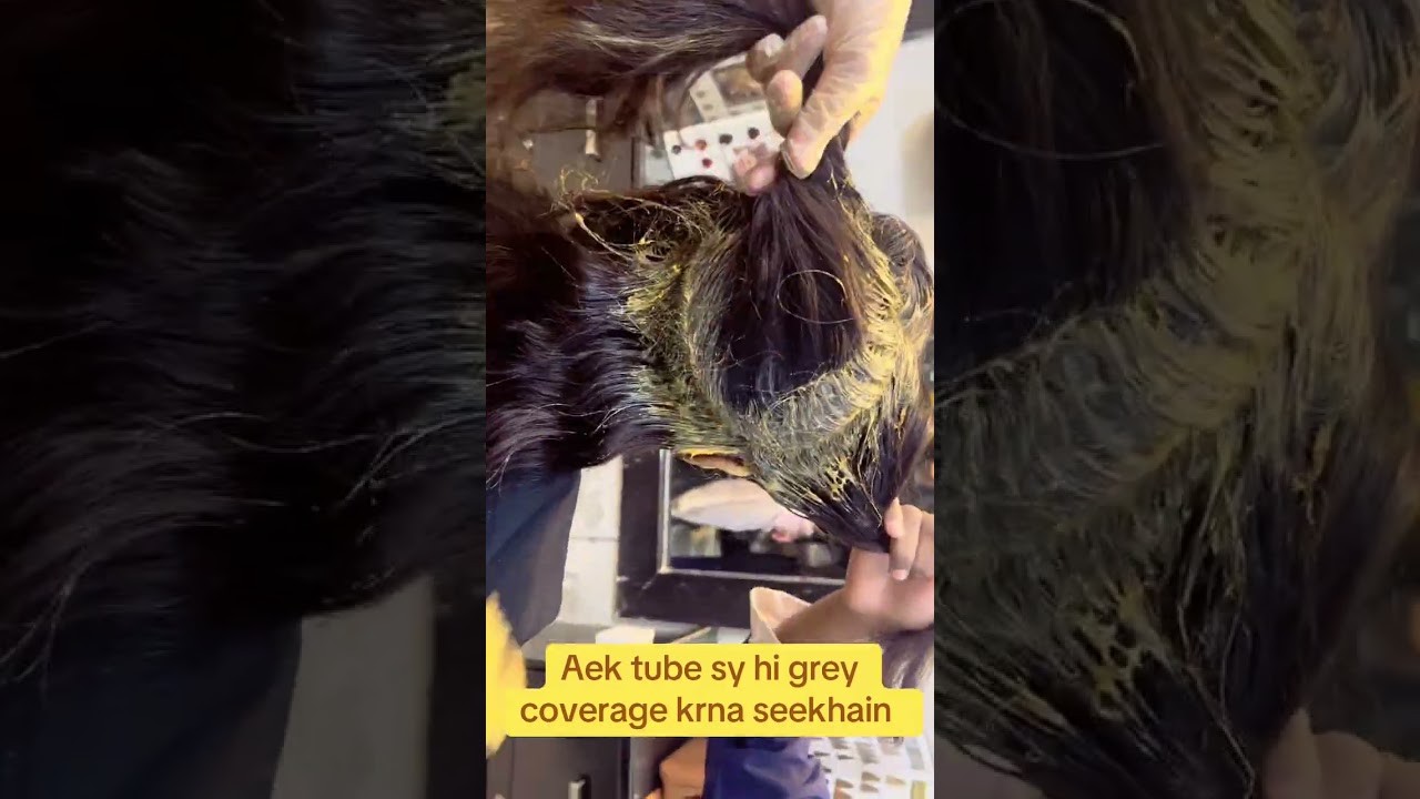 Простой способ закрасить седину