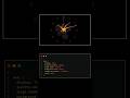 Interactive Spider Clock in Python 🕷️⏰🔥 #Python #Coding #PythonProject #shorts #ytshorts