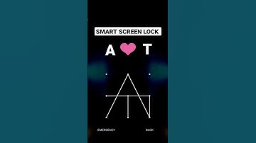 A,T Smart screen lock pattern #trending #youtubeshorts #short