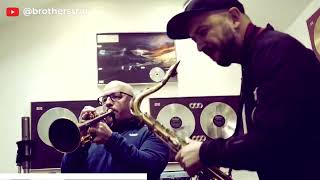 Trumpet Legend Johnny Thirkell with Brother Strut