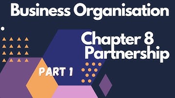 chapter 8 partnership B.com 1st year semester 1Business Organisation part 1#TFH Tuition From Home