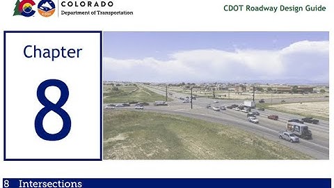 CDOT TETP Insights: 2023 RDG Chapter 8 - Intersections