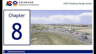 CDOT TETP Insights: 2023 RDG Chapter 8 - Intersections