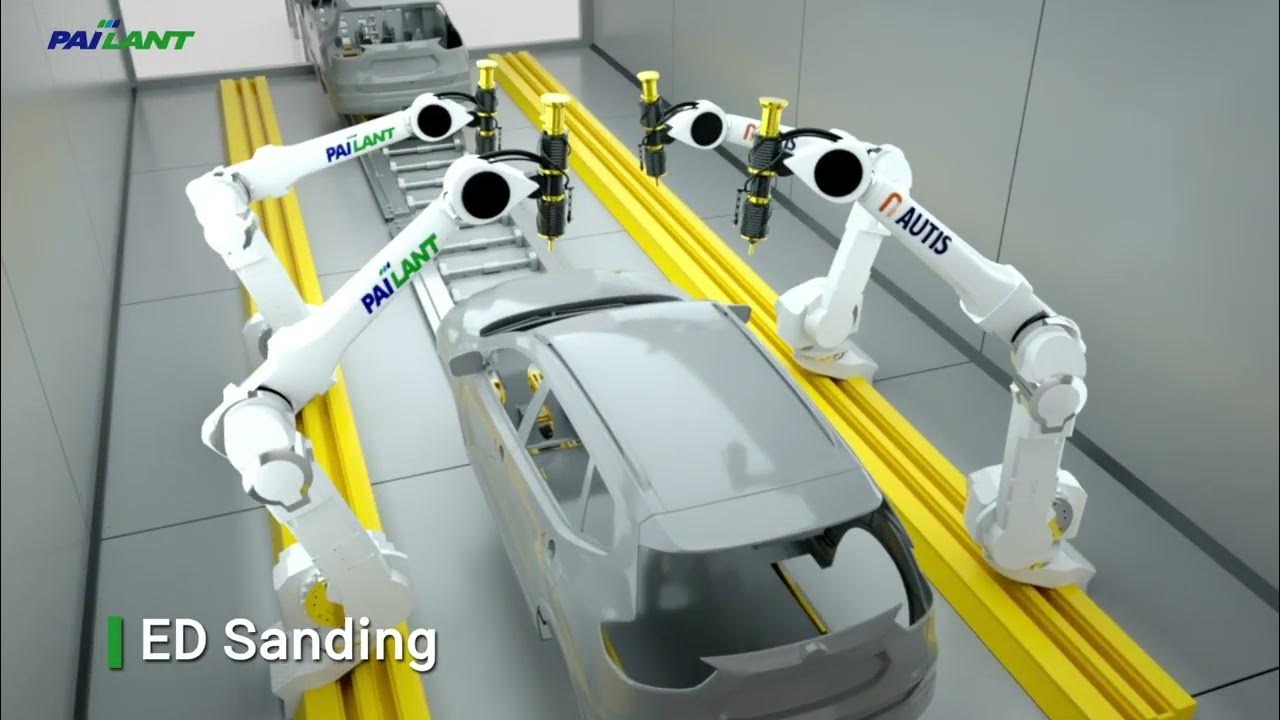 3D ANIMATION 100K PAINT SHOP YouTube