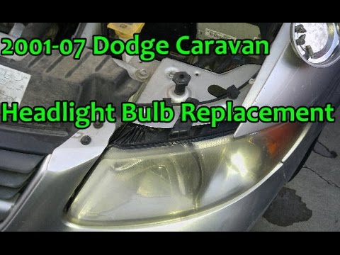 2001-07 Dodge Caravan - Headlight Bulb Replacement