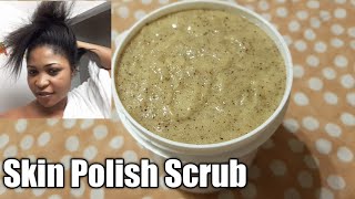 How to make emulsified exfoliating glow scrub for skin brightening